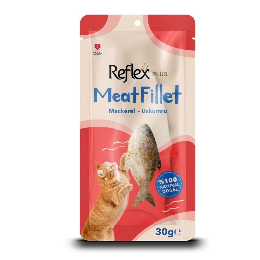 Reflex Plus Yetişkin Kediler İçin Uskumru Balığı Fileto 30 GR | SRC: Barcode: 8698995035835